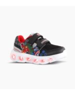 ZAPATILLAS FOOTY AVENGERS NEGRA CON LUZ AL PISAR (26-32)