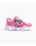 ZAPATILLAS FOOTY MINNIE STAR FUCSIA CON LUZ AL PISAR (22-26)