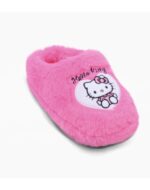 PANTUFLAS FOOTY HELLO KITTY HEART FUCSIA (27-38)