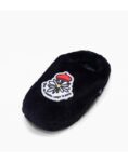 PANTUFLAS FOOTY MARGARITA NEGRO (25-36)