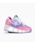 ZAPATILLAS FOOTY ROLLER FULL OF STARS LILA CON LUCES LED RECARGABLE (28-36)