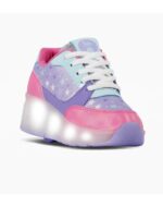 ZAPATILLAS FOOTY ROLLER FULL OF STARS LILA CON LUCES LED RECARGABLE (28-36) - Imagen 2