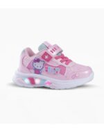 ZAPATILLAS FOOTY HELLO KITTY ROSA CON LUZ AL PISAR (25-30)