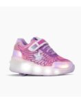 ZAPATILLAS FOOTY ROLLER HADA LILA CON LUCES LED RECARGABLE (28-36)