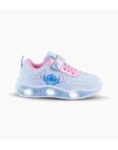 ZAPATILLAS FOOTY PLUS STAR STITCH CELESTE LUCES AL PISAR (25-30)