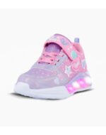 ZAPATILLAS FOOTY DIAMANTE ROSA CON LUZ AL PISAR (27-34) - Imagen 2