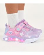 ZAPATILLAS FOOTY DIAMANTE ROSA CON LUZ AL PISAR (27-34) - Imagen 3