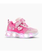 ZAPATILLAS FOOTY LOVE CORAZON MUSIC ROSA CON LUZ AL PISAR (28-34)