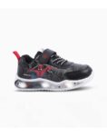 ZAPATILLAS FOOTY PLUS SPIDER POWER NEGRO LUCES AL PISAR (25-30)
