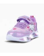ZAPATILLAS FOOTY PLUS HELLO KITTY HEART LILA LUCES AL PISAR (25-30) - Imagen 3