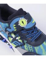 ZAPATILLAS FOOTY DRAGON FIRE AZUL CON LUZ AL PISAR (27-34) - Imagen 3