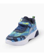 ZAPATILLAS FOOTY DRAGON FIRE AZUL CON LUZ AL PISAR (27-34) - Imagen 2