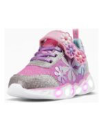 ZAPATILLAS FOOTY MINI FLOWER LILA CON LUZ AL PISAR (22-26) - Imagen 3