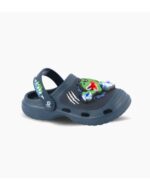 SUECOS DE GOMA CLOGS FOOTY DINOSAURIO AZUL CON LUZ (21-30)