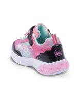 ZAPATILLAS FOOTY MAGIC BUTTERFLY NEGRO/ROSA CON LUZ AL PISAR (27-34) - Imagen 3