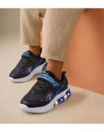 ZAPATILLAS FOOTY PIXEL GAME NEGRO CON LUZ AL PISAR (27-34) - Imagen 3