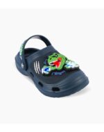 SUECOS DE GOMA CLOGS FOOTY DINOSAURIO AZUL CON LUZ (21-30) - Imagen 3
