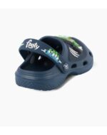 SUECOS DE GOMA CLOGS FOOTY DINOSAURIO AZUL CON LUZ (21-30) - Imagen 2