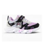 ZAPATILLAS FOOTY KUROMI NEGRO/LILA CON LUZ AL PISAR (25-30)