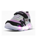 ZAPATILLAS FOOTY KUROMI NEGRO/LILA CON LUZ AL PISAR (25-30) - Imagen 2