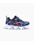 ZAPATILLAS FOOTY CARS AZUL CON LUZ AL PISAR (24-30)
