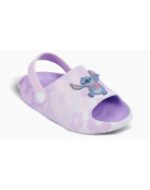 SUECOS DE GOMA CLOGS FOOTY DISNEY STITCH DANCE LILA (26-34) - Imagen 2