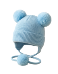 GORRO INVIERNO POMPONES