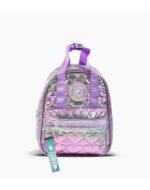 MOCHILA 11" PUFFY FOOTY METALIZADA COLOR LILA