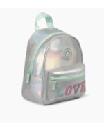 MOCHILA PUFFY FOOTY LOVE SILVER VERDE - Imagen 2