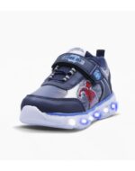ZAPATILLAS FOOTY SPIDERMAN NEW AZUL CON LUCES AL PISAR (24-30) - Imagen 3