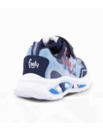 ZAPATILLAS FOOTY SPIDERMAN NEW AZUL CON LUCES AL PISAR (24-30) - Imagen 2